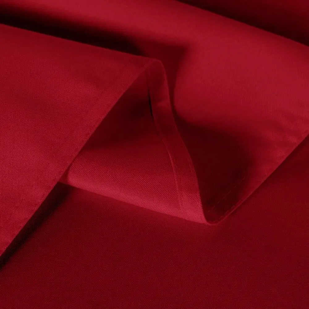 2 Pack Red Tablecloth 60 x 84 Inch, Rectangle, Washable, Polyester
